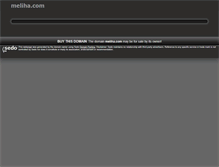 Tablet Screenshot of meliha.com